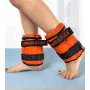 Утяжелители EasyFit наборные 0,5-2,5 кг (пара) черно-оранжевые