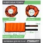 Утяжелители EasyFit наборные 0,5-2,5 кг (пара) черно-оранжевые